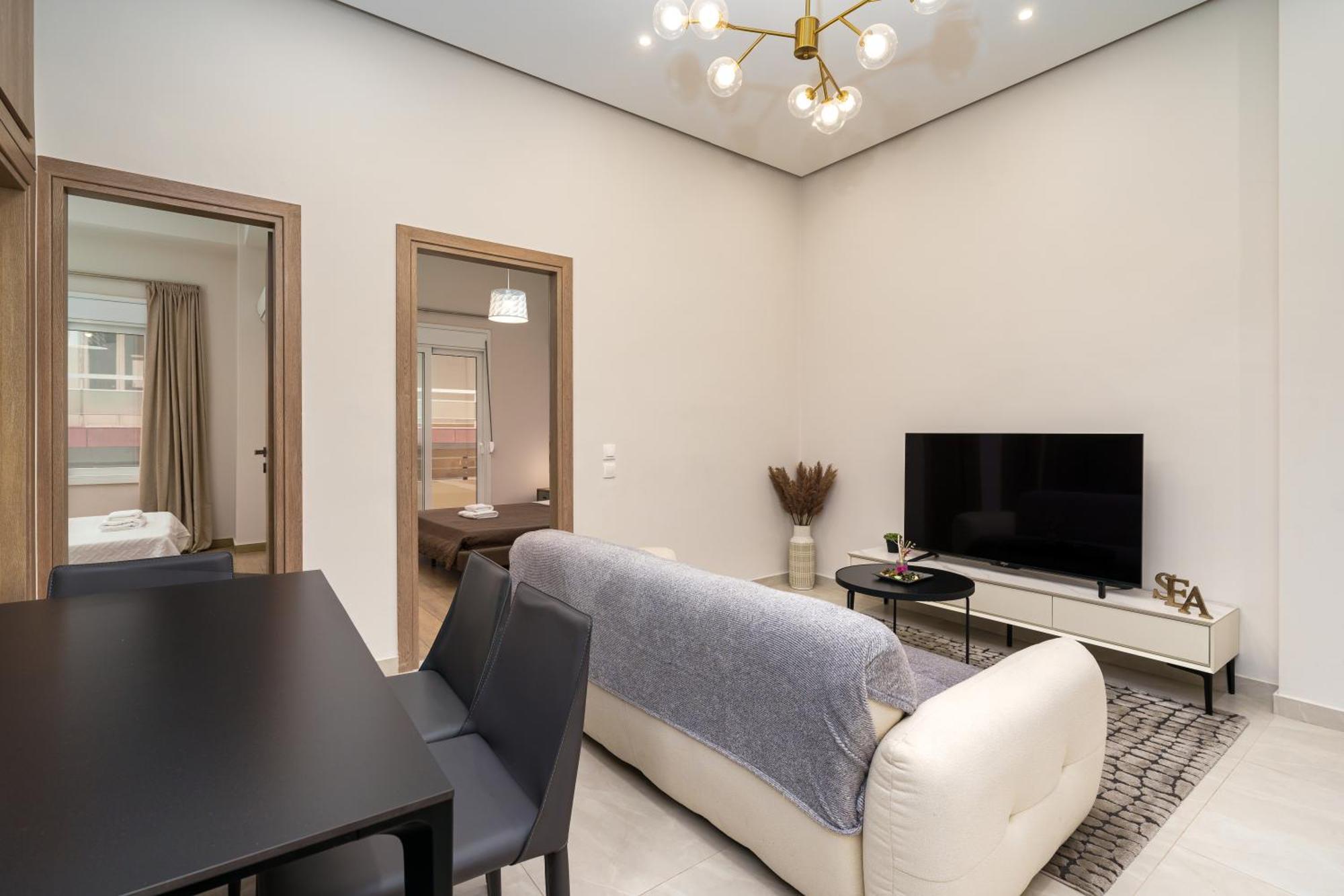 Cozy New Apartment Nearby Metro Athene Buitenkant foto
